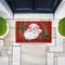Better Not Pout Vintage Santa Printed Outdoor Door Floor Mat, 18x30, Made in USA - Holiday Ready